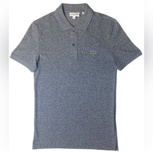 Lacoste Mens Slim Fit Petit Pique Polo - Grey Chine - PH4012-51-E8G